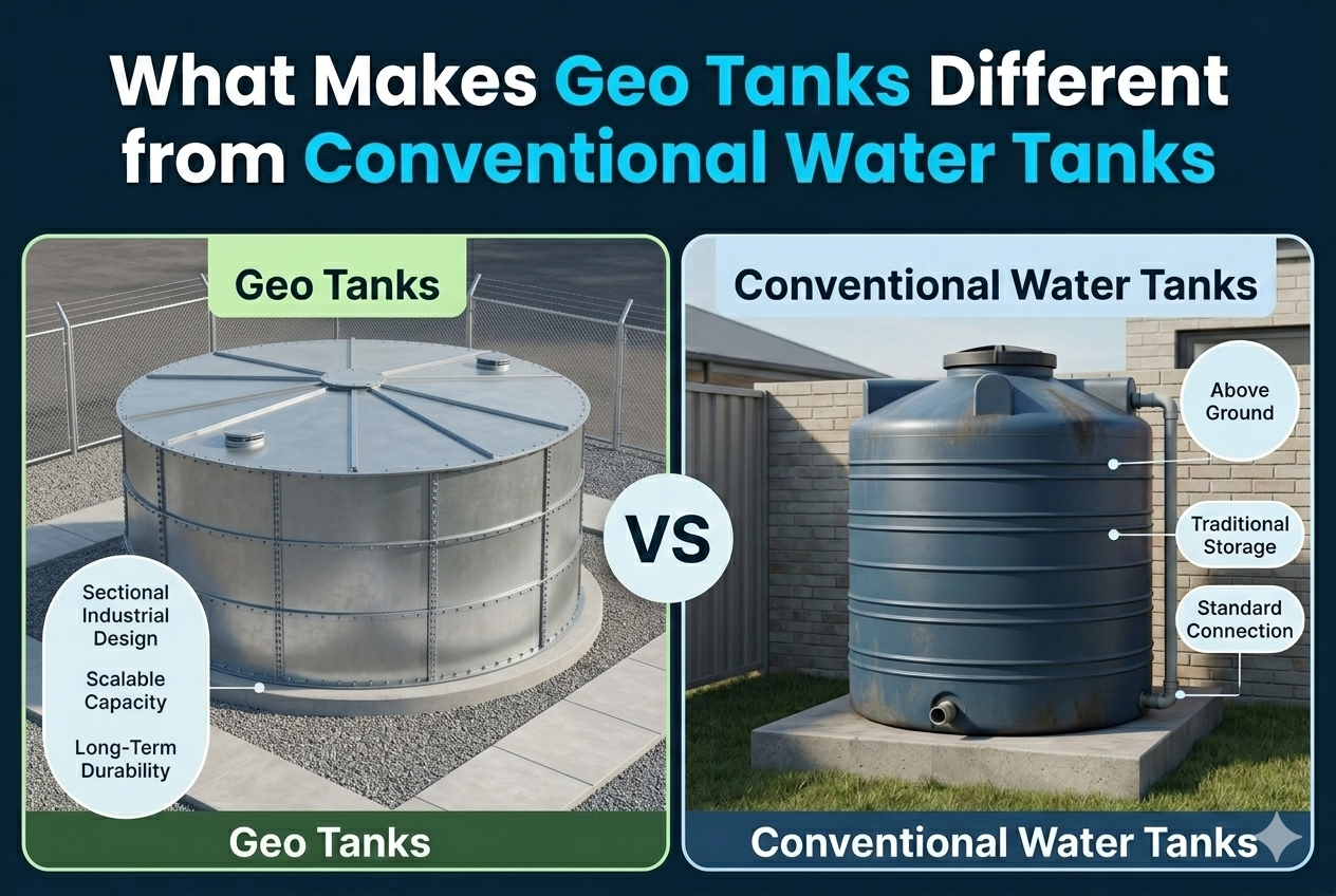What Makes Geo Tanks Different from Conventional Water Tanks