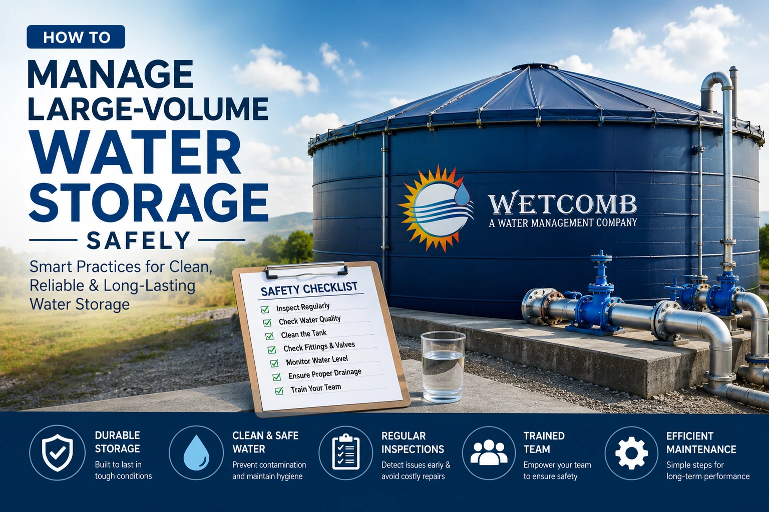 How to Manage Large-Volume Water Storage Safely