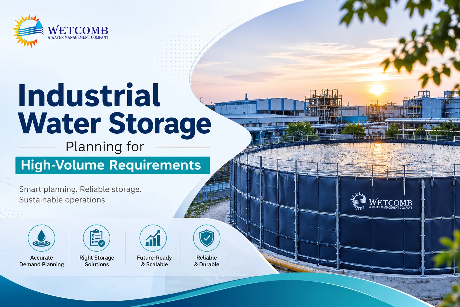 Industrial Water Storage Planning for High-Volume Requirements